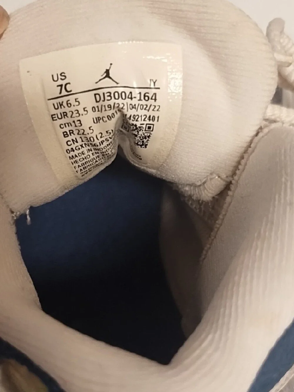 Jordan 13 Retro French Blue | 7C | White, Light Steel, French Blue